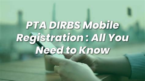 PTA DIRBS .